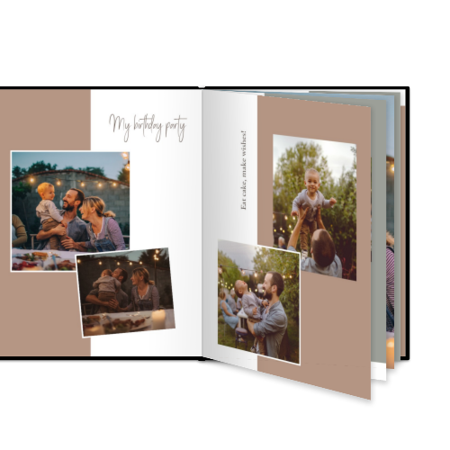 Fotoboek Large staand - harde lederen kaft Fotoboek Large staand - harde lederen kaft