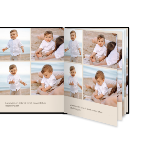 Fotoboek Large staand - harde lederen kaft Fotoboek Large staand - harde lederen kaft