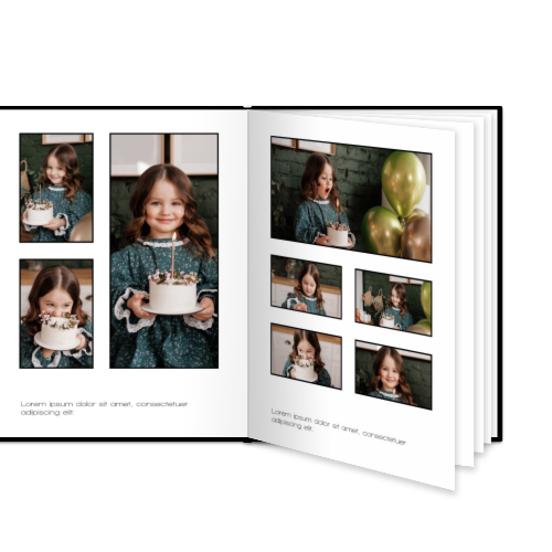 Livre photo L portrait - couverture rigide en simili cuir Livre photo L portrait - couverture rigide en simili cuir