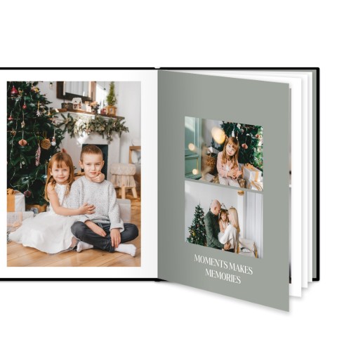 Photo Book Large Portrait Leather Cover