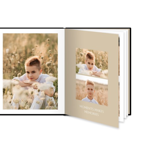 Fotobok stor portrÀtt hÄrt omslag - LÀderimitation Fotobok stor portrÀtt hÄrt omslag - LÀderimitation