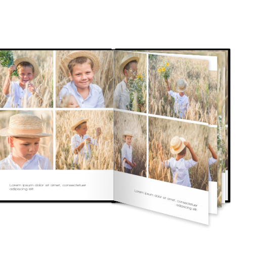 Fotobok stor portrÀtt hÄrt omslag - LÀderimitation Fotobok stor portrÀtt hÄrt omslag - LÀderimitation
