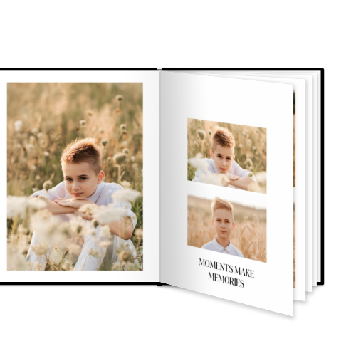 Fotobok stor portrÀtt hÄrt omslag - LÀderimitation Fotobok stor portrÀtt hÄrt omslag - LÀderimitation