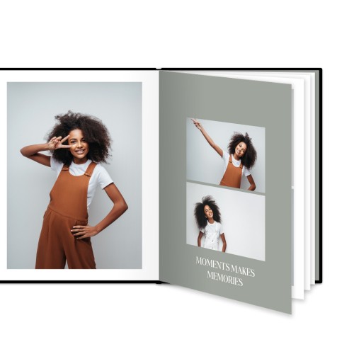 Photo Book Large Portrait Leather Cover
