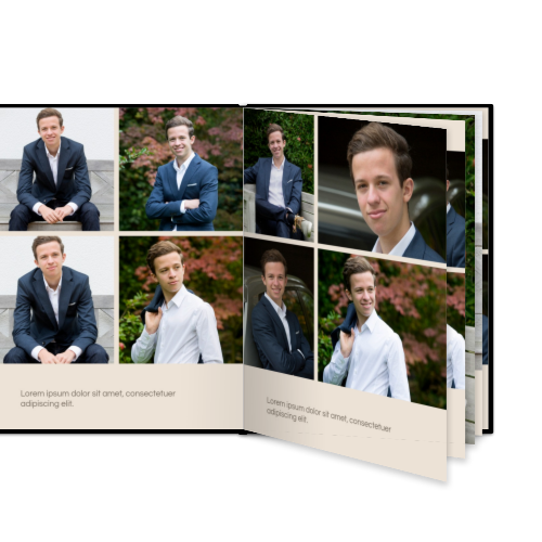 Livre photo L portrait - couverture rigide en simili cuir Livre photo L portrait - couverture rigide en simili cuir