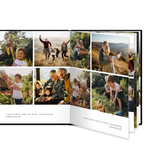 L staand - harde lederen kaft L staand - harde lederen kaft