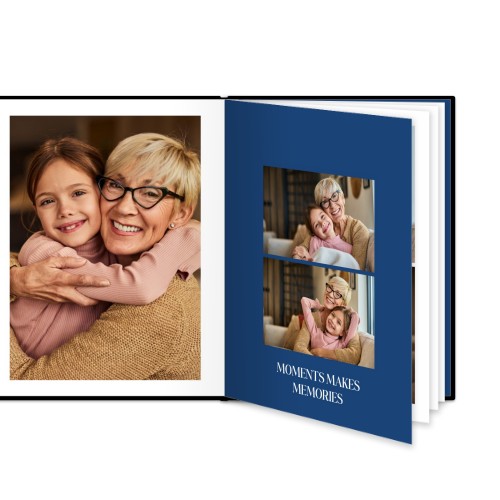 Livre photo L portrait - couverture rigide en simili cuir