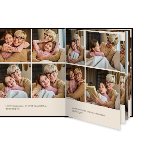 Livre photo L portrait - couverture rigide en simili cuir Livre photo L portrait - couverture rigide en simili cuir