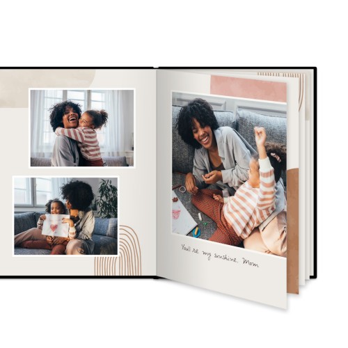 L staand - harde lederen kaft L staand - harde lederen kaft