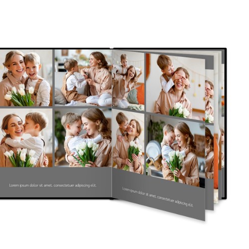 Photo Book Large Portrait Leather Cover