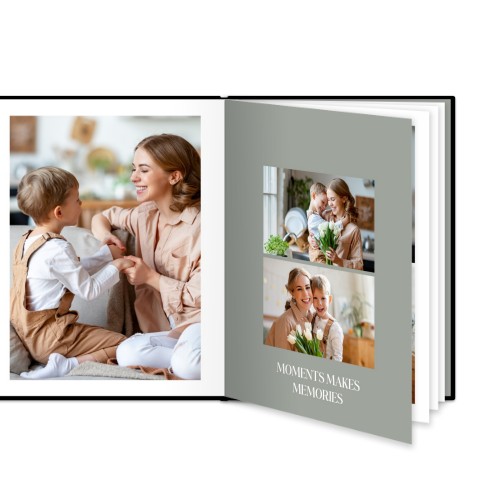 Photo Book Large Portrait Leather Cover