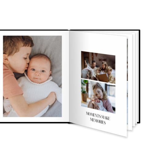 Fotoboek Large staand - harde lederen kaft Fotoboek Large staand - harde lederen kaft