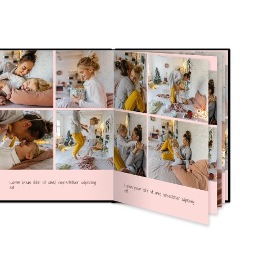 Livre photo L portrait - couverture rigide en simili cuir
