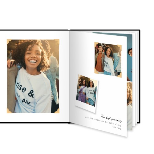 Fotobok Large Stående - Hard perm lærimitasjon