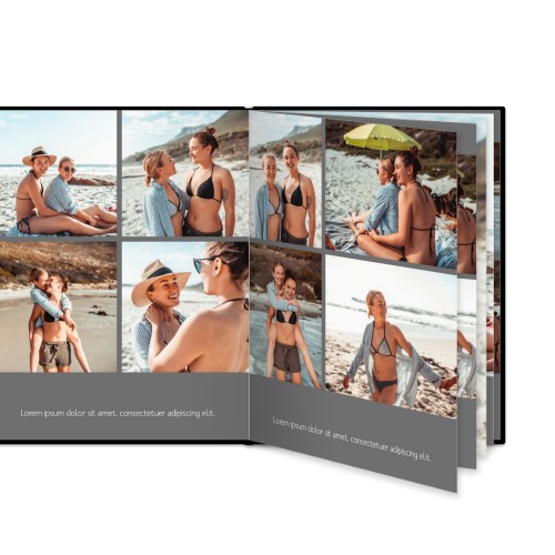 Livre photo L portrait - couverture rigide en simili cuir Livre photo L portrait - couverture rigide en simili cuir
