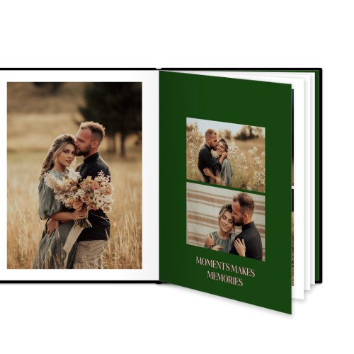 Fotobok Large Stående - Hard perm lærimitasjon