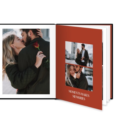 Fotoboek Large staand - harde lederen kaft