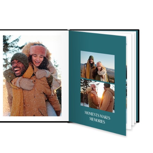 Photo Book Large Portrait Leather Cover