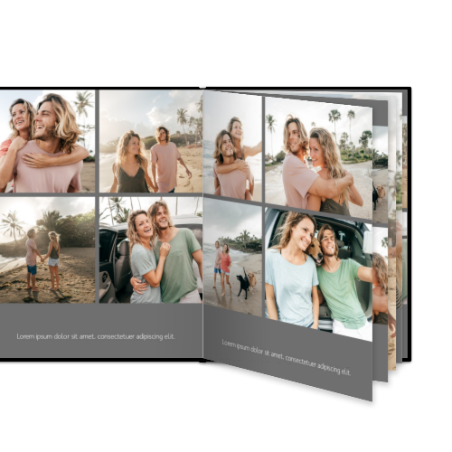 Livre photo L portrait - couverture rigide en simili cuir Livre photo L portrait - couverture rigide en simili cuir
