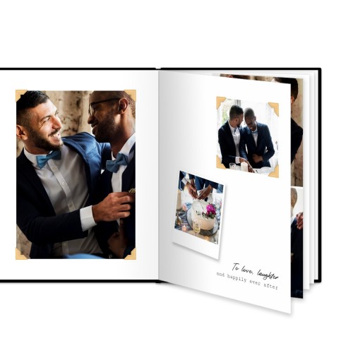 Fotoboek Large staand - harde lederen kaft