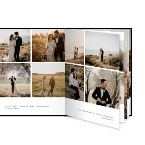 Fotobok stor portrÀtt hÄrt omslag - LÀderimitation Fotobok stor portrÀtt hÄrt omslag - LÀderimitation