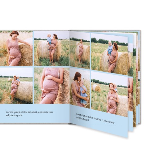 Stor stående Fotobog hårdt cover linnedomslag Stor stående Fotobog hårdt cover linnedomslag