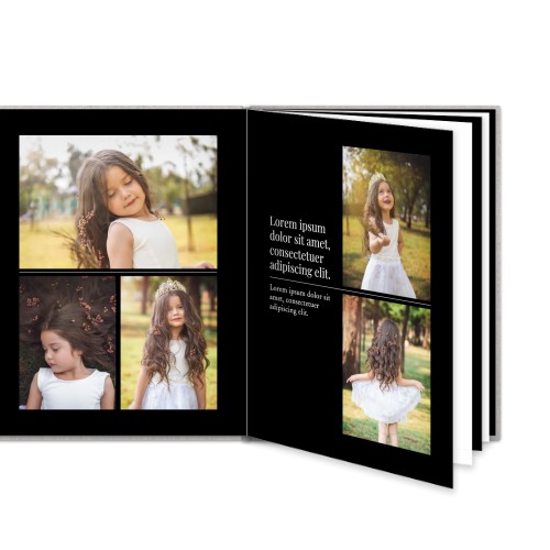 L porträtt hårt omslag - Linne