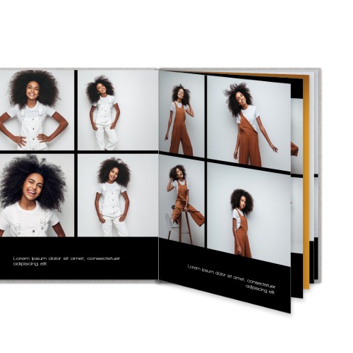 L portrÀtt hÄrt omslag - Linne L portrÀtt hÄrt omslag - Linne