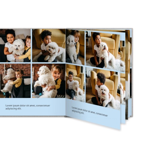 Photo Book Large Portrait Linen Cover