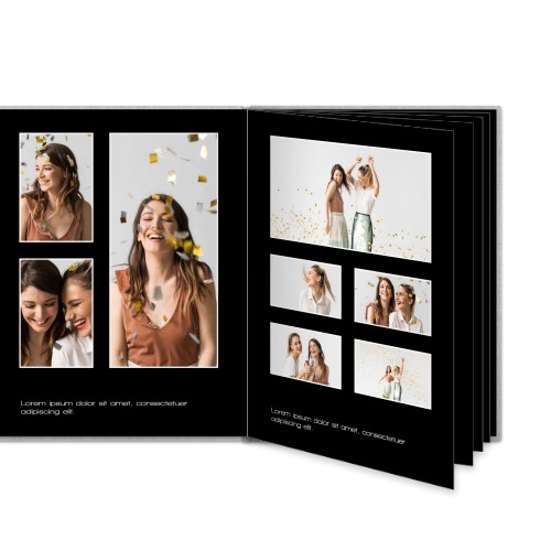 L portrait - couverture rigide en lin