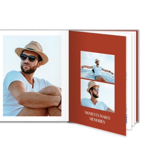 Photo Book Large Portrait Linen Cover Photo Book Large Portrait Linen Cover