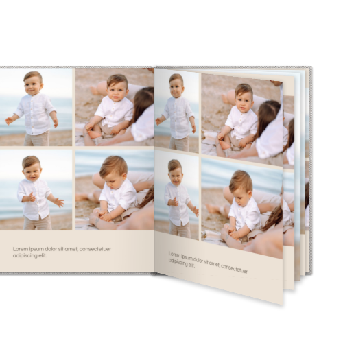 Photo Book Large Portrait Linen Cover Photo Book Large Portrait Linen Cover