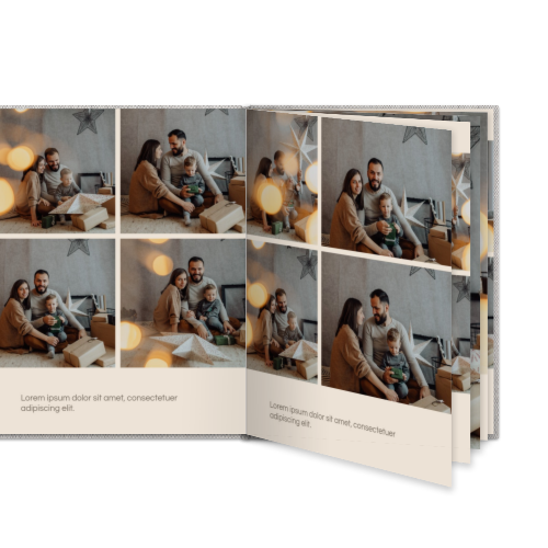 Livre photo L portrait - couverture rigide en lin