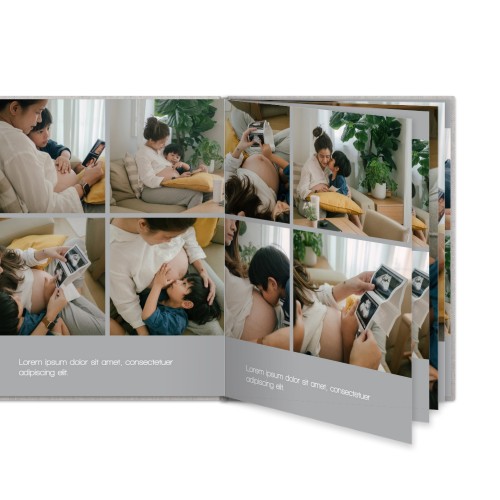 Photo Book Large Portrait Linen Cover