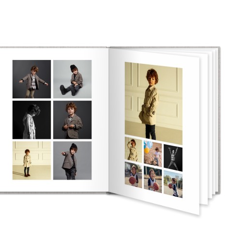 L staand - harde linnen kaft