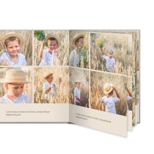 L Stående - Hard linomslag