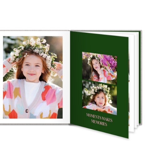 Kuvakirja Large Pysty - Kovat kannet - Pellava