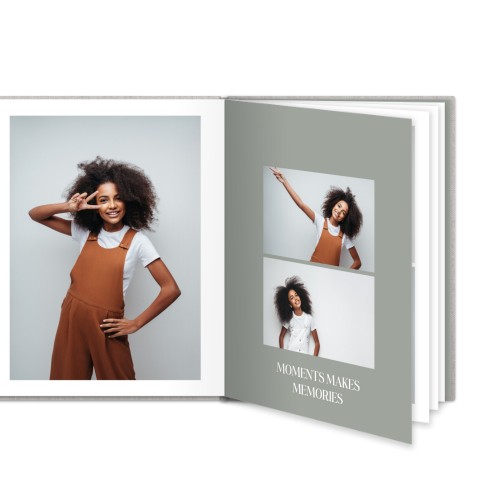Photo Book Large Portrait Linen Cover