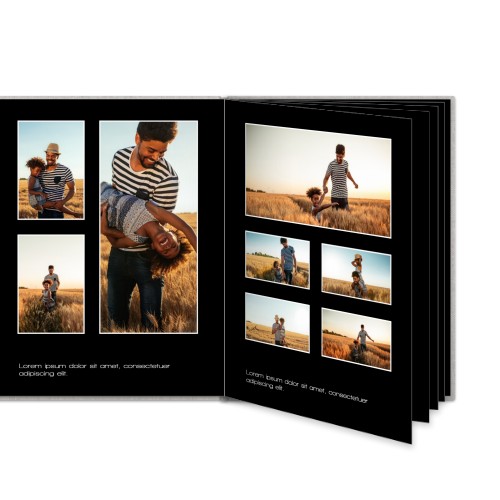 L Stående - Hard linomslag