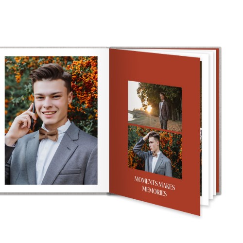 Photo Book Large Portrait Linen Cover Photo Book Large Portrait Linen Cover