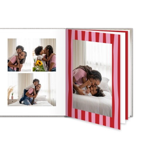 L portrait - couverture rigide en lin