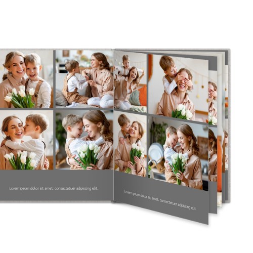 Photo Book Large Portrait Linen Cover Photo Book Large Portrait Linen Cover