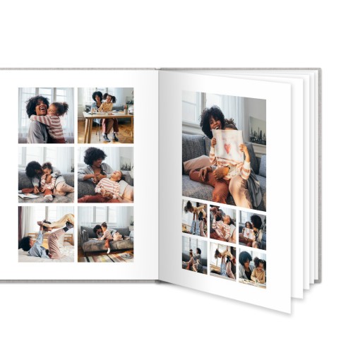 L portrait - couverture rigide en lin