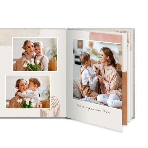 L portrait - couverture rigide en lin