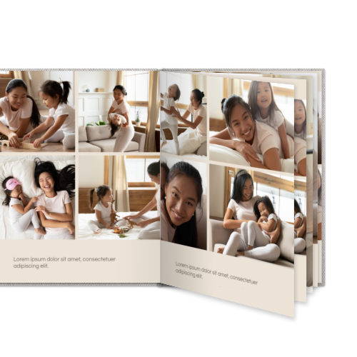 Photo Book Large Portrait Linen Cover Photo Book Large Portrait Linen Cover
