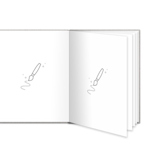 Fotobok stor porträtt hårt omslag - Linne