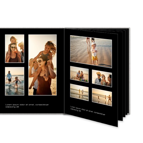 L staand - harde linnen kaft