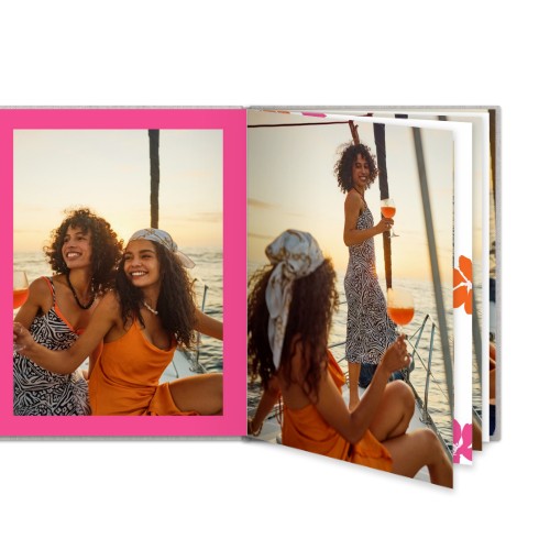 L portrait - couverture rigide en lin