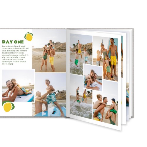 L Hochformat - Hardcover Leinen