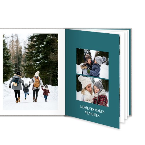 Photo Book Large Portrait Linen Cover